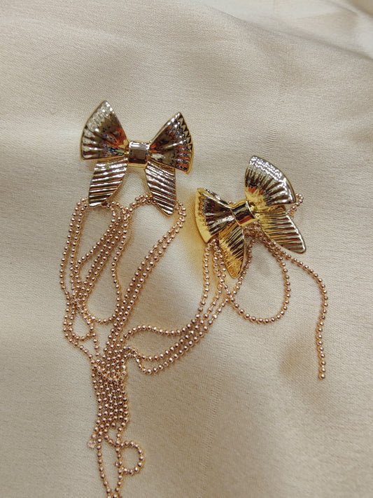 Anti-Tarnish Bow Earrings