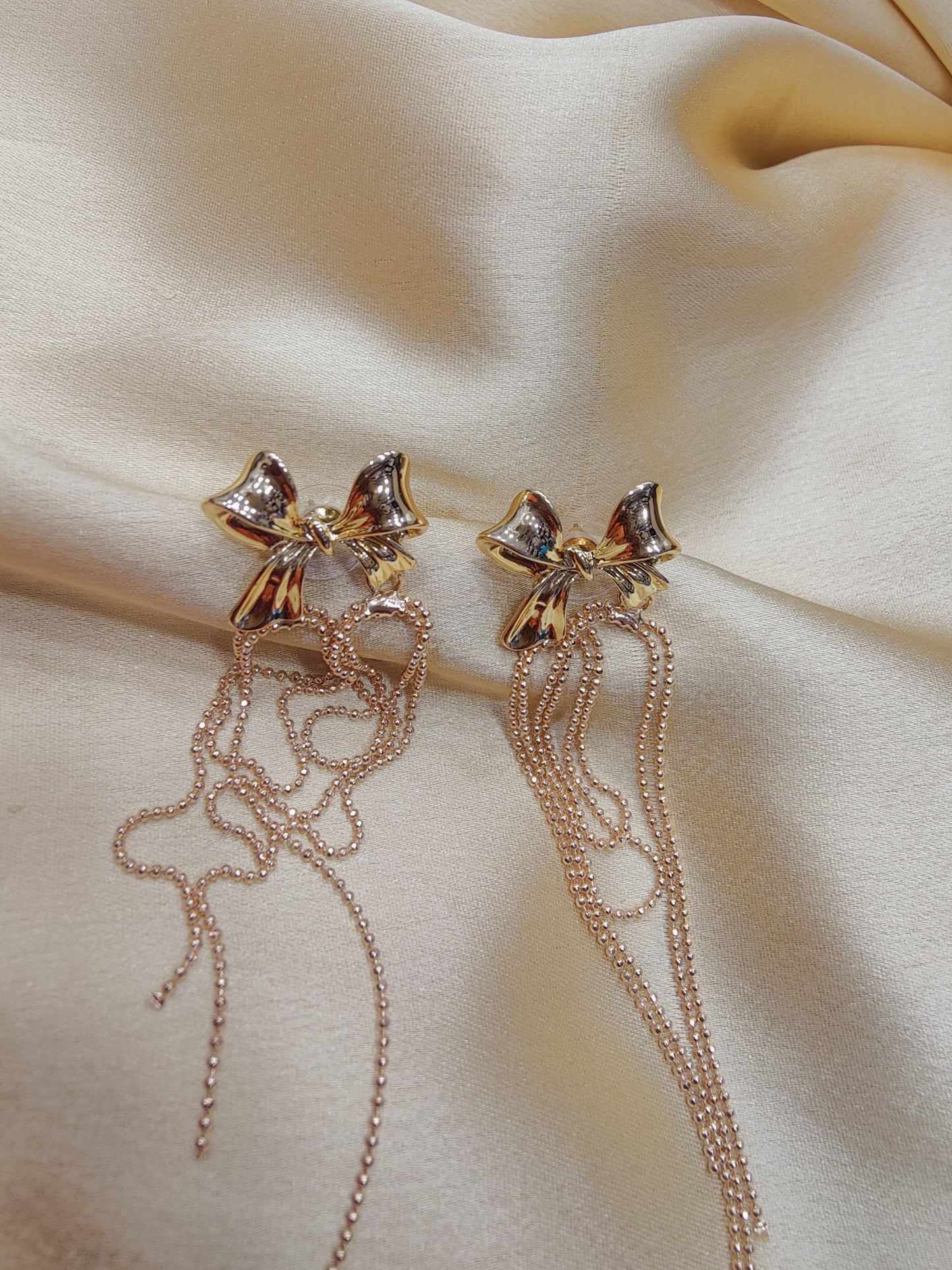 Anti-Tarnish Bow Earrings