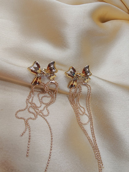 Anti-Tarnish Bow Earrings