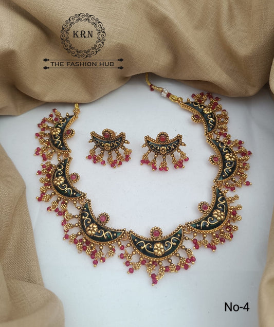 Embrace Moon Necklace-N04