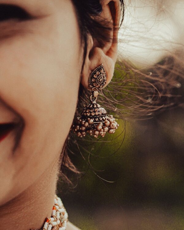 Chandni Temple Jhumka Earrings